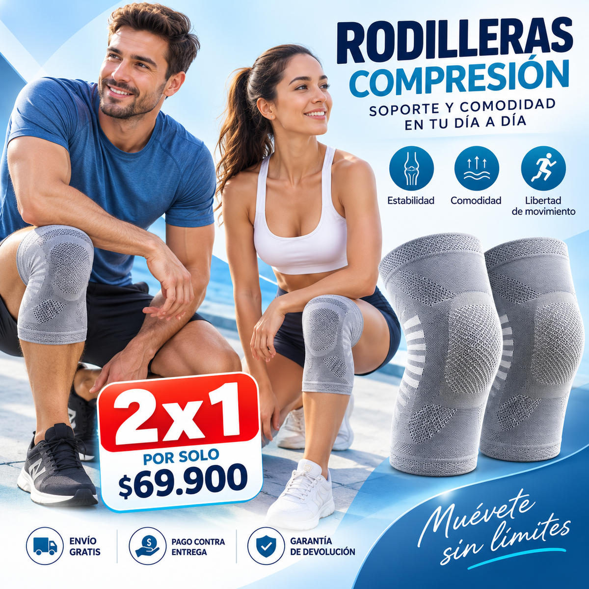 Rodilleras compresión