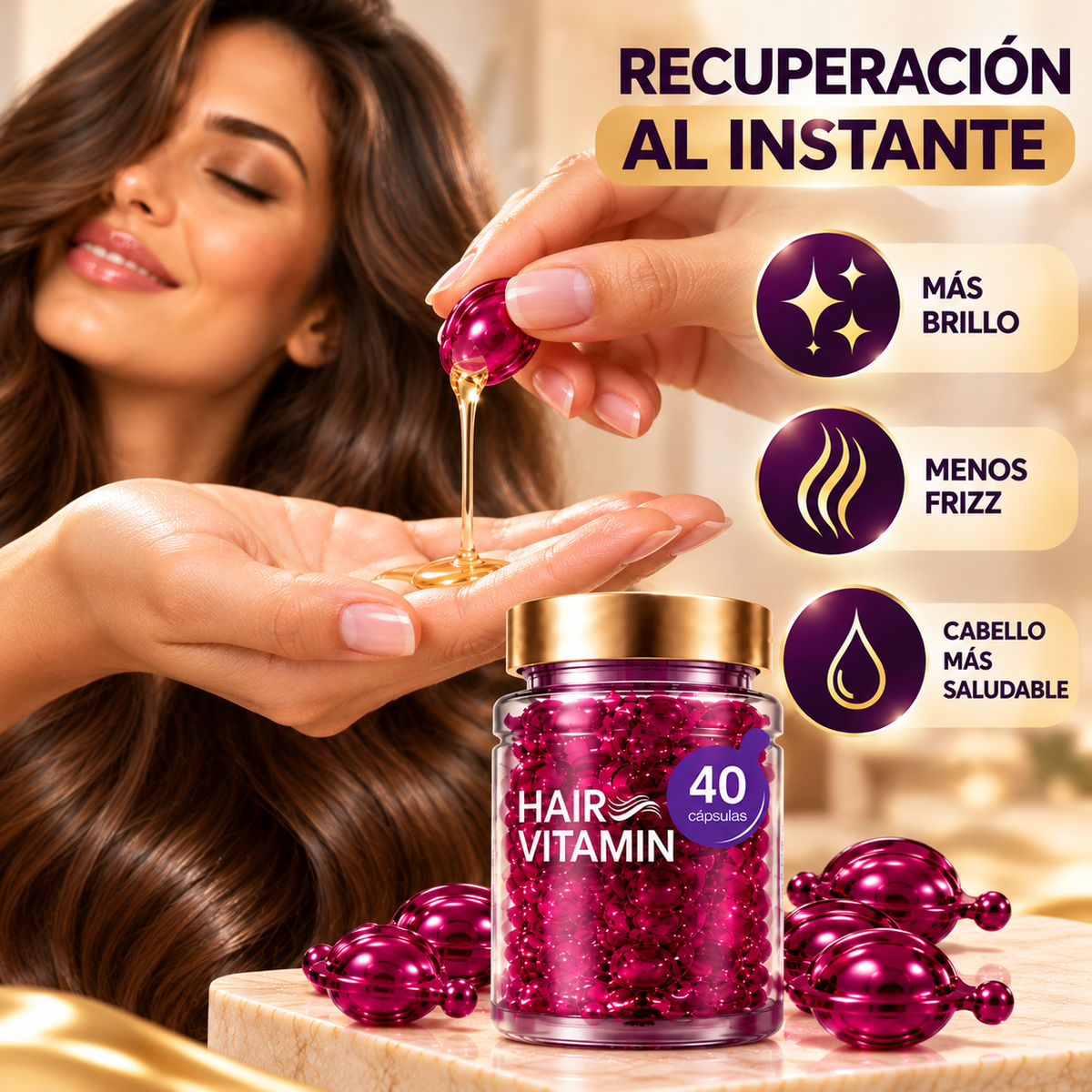 Vitamina para el cabello amococo