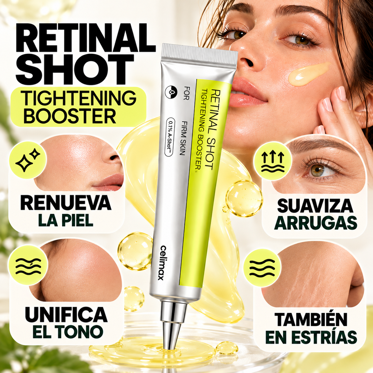 Retinal Shot Renueva, reafirma y revitaliza tu piel