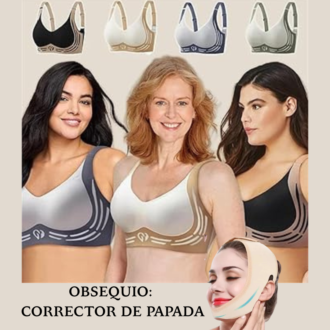 Sujetador superior + Corrector de papada