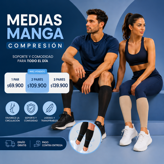 Medias manga compresión